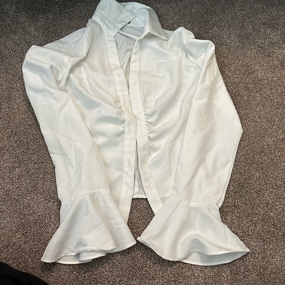 SHEIN Classic White Blouse